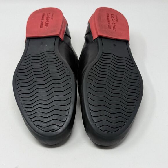 Camper Romain Kremer Oxford Shoes Mens 12 EU 46 Black Leather Red Heel Hipster main image 6